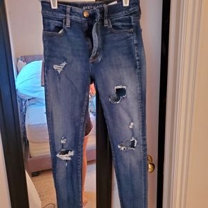 American Eagle high rise skinny jeans